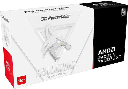 PowerColor Radeon RX 9070 XT 16GB GDDR6 Hellhound White Placă