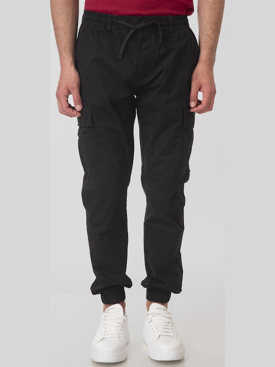 Trousers Cargo Elastic Black
