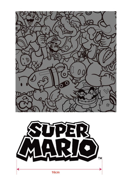 Difuzed Super Mario Πλάτης Πολύχρωμη Difuzed Super Mario Πλάτης Πολύχρωμη