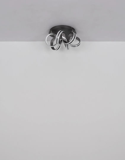 Globo Lighting Πλαφονιέρα Οροφής Γκρι