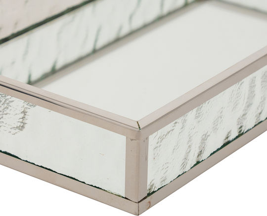 Glass Rectangular Decorative Tray A-s Ania 2pcs