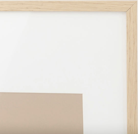 Manu Wooden Wall Photo Frame with Beige Frame