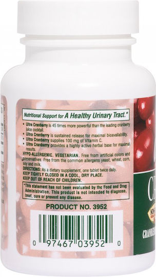 Nature's Plus Ultra Cranberry 120 ταμπλέτες