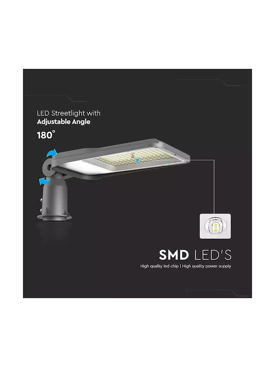V-TAC Outdoor Floor Light LED Road 100W with Cold White Light IP65 Gray