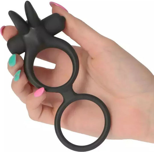 Toyz4lovers Vibration Ring Schwanz & Hoden Black
