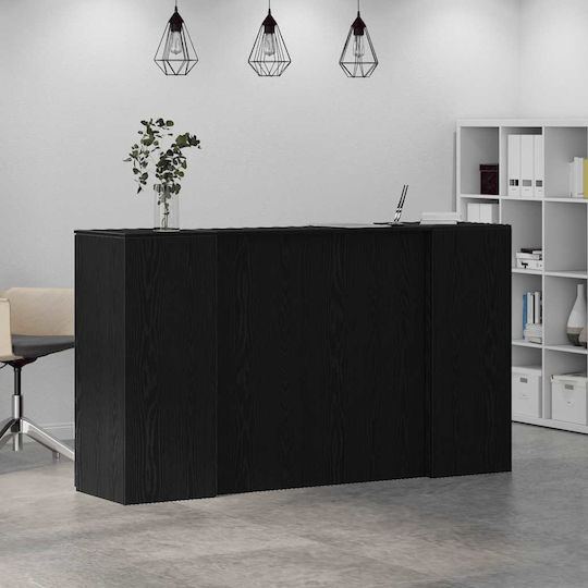 vidaXL Professional Office Reception Desk L180xW50xH103.5cm with Cabinet