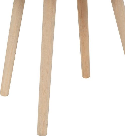 Rund Beistelltisch A-s Nysos Holz Green B40xT40xH54cm