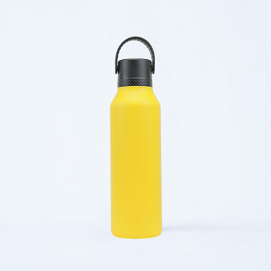 Runbott Sticlă Termos Oțel Inoxidabil Fără BPA 600ml Galben