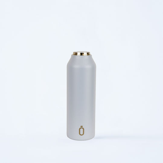 Runbott Μπουκάλι Θερμός Ανοξείδωτο BPA Free 600ml Γκρι Ανοιχτό