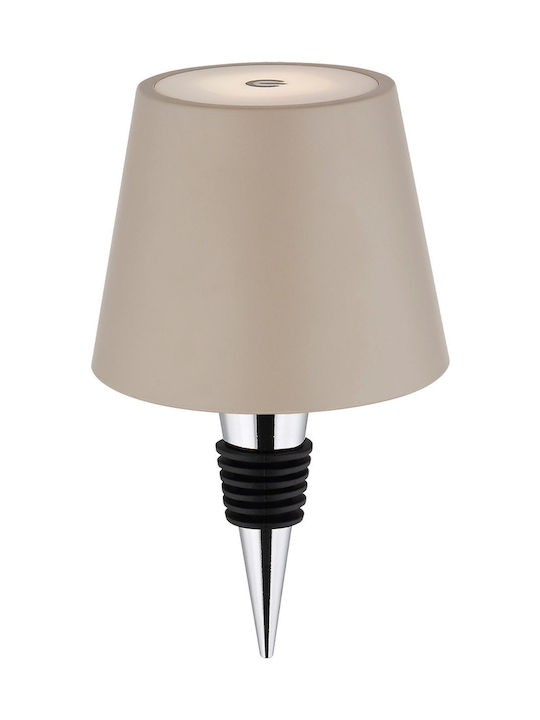 Globo Lighting Table Lamp with Beige Shade and Base