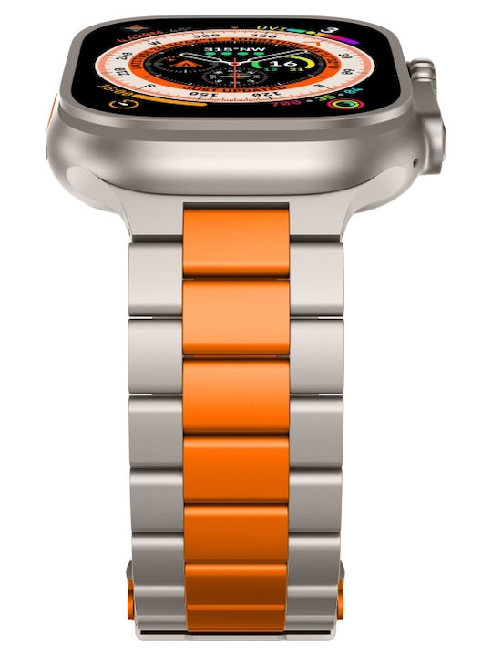 Apple Watch Series 10 Titanium Alloy Three-Bead Watch Rim 46 Mm Orange Titanium
