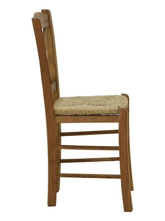 Outdoor Chair Wooden Santorini Walnut 42x40x89cm
