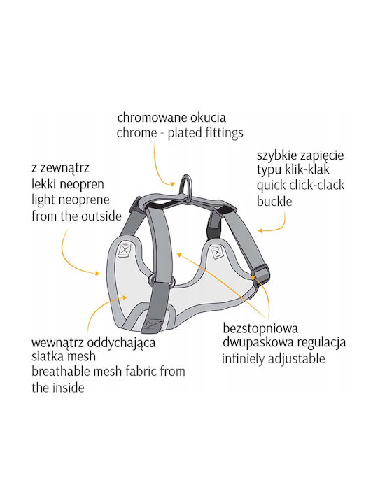 Dingo Anti-pressure - Dog Harness - 49-69 Cm
