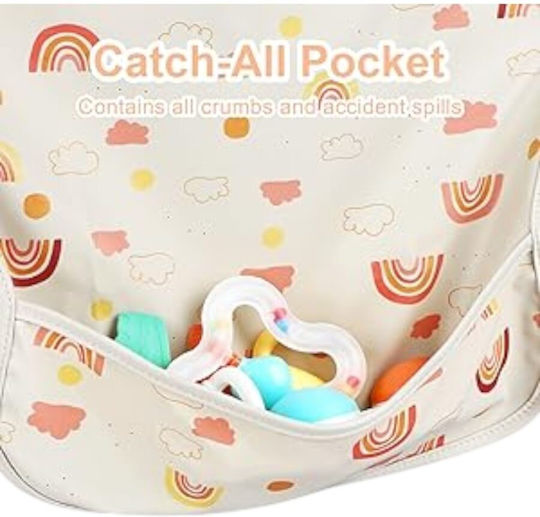 Queen Mother Pebbles Waterproof Coverall Fabric with Pocket & Sleeves Beige