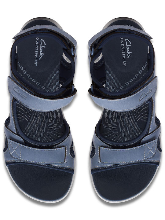 Mira Bay Women's Flat Sandals Sporty in Blue Color