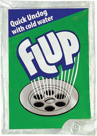 Flup Αποφρακτικό σε Σκόνη για κρύο νερό Flup (60 g)