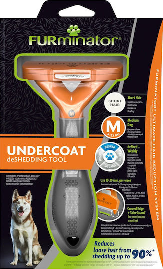 Zolux Comb Medium for Short-Haired Dogs for Coat Cleaning Gray