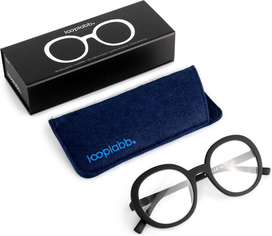 Looplabb Ochelari de citit +3.00 în culoarea Negru