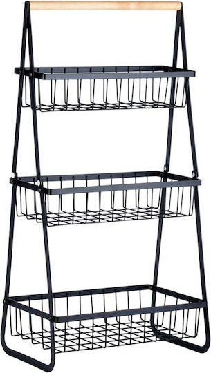 Vilde Obstschale Metallisch Schwarz