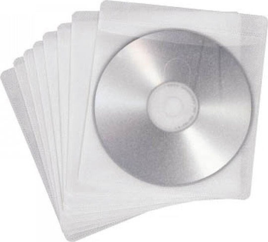 MediaRange CD/DVD Sleeve White 50pcs