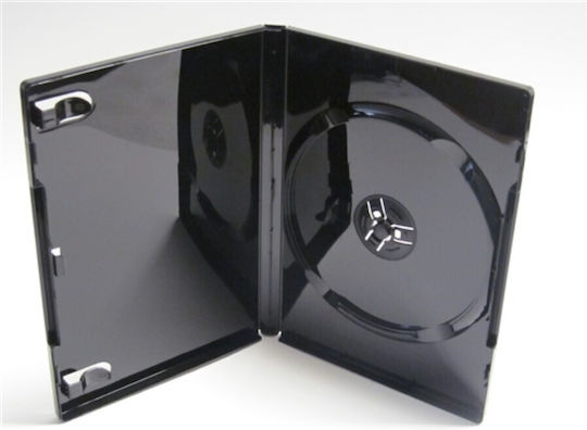 Media Center DVD Box pentru 1 Disc în Culoarea Negru 100buc