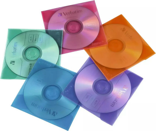 HAMA Ärmel Cd für 1 Disk mit Transparentem Gesicht in verschiedenen Farben 1Stück