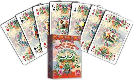 Cartamundi Polish Folk Art Cards Isolated Collectible Playing Cards Laminated