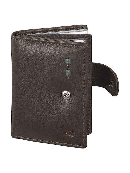 Кожен Мъжки Портфейл с RFID Кафяв