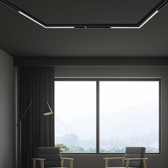 Eko Light LED Lumina liniară Îngropat Lumină Perete 24W Alb cald