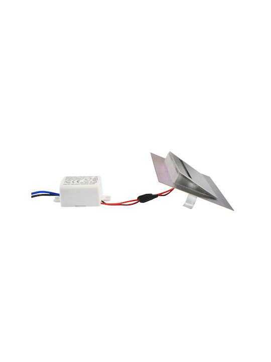 Eko Light Proiector de exterior montat pe perete LED cu Alb Natural Lumină