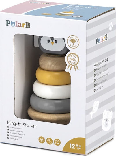 Viga Toys Παιχνίδι Πυραμίδα από Ξύλο για 18+ Μηνών