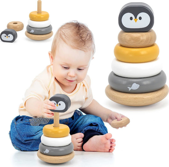 Viga Toys Παιχνίδι Πυραμίδα από Ξύλο για 18+ Μηνών