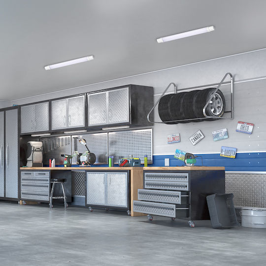 Led Batten Light 18w 60cm 1850lm 4000k Ip65