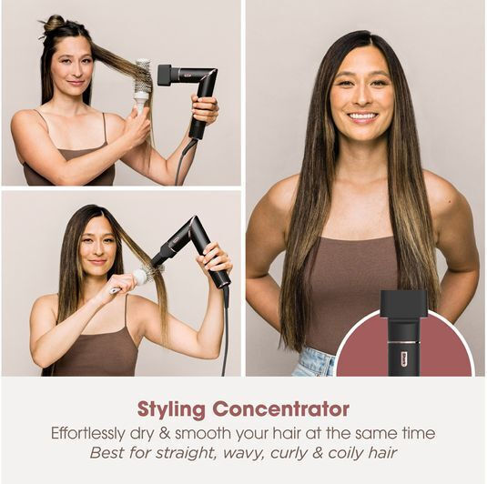 Shark FlexStyle 5-in-1 Ceramic Electric Brush with Air for Straightening and Curls 1650W