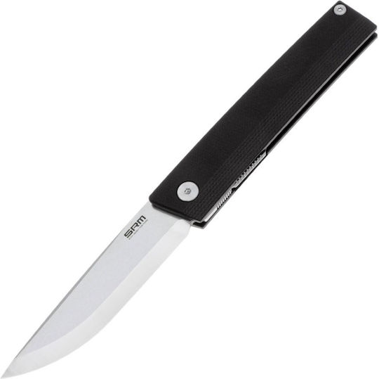 Folding Knife Srm 401l-gb G10 Handle 10cr15mov Steel