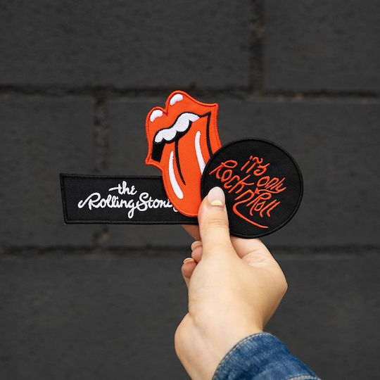 Σετ 3 Ραφτά Patches Rolling Stones