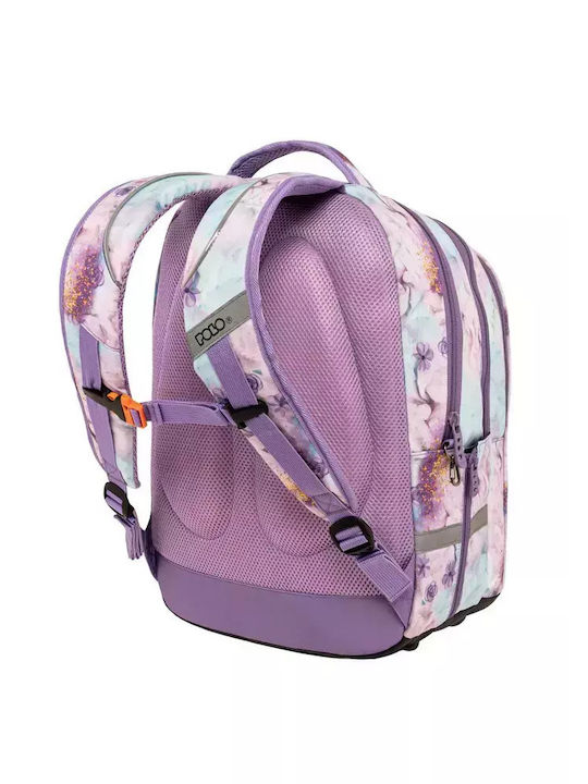 Polo Growly Schulranzen Rucksack Grundschule Lila 25Liter 2025
