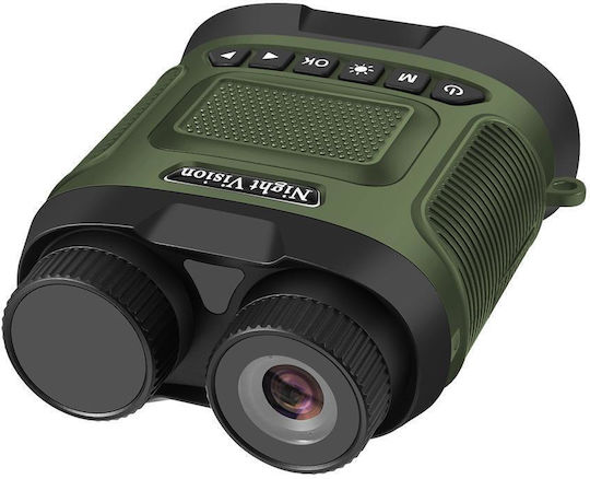 Professional Digital Binoculars Night Vision 2.5k @30 Fps 8x Digital Zoom 10x Optical Zoom 3-inch Lcd Screen 2600 Mah Battery Green