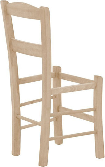 Klikareto Santorini Holzrahmen Für Esszimmer- / Küchenstuhl 42x40x89cm Braune