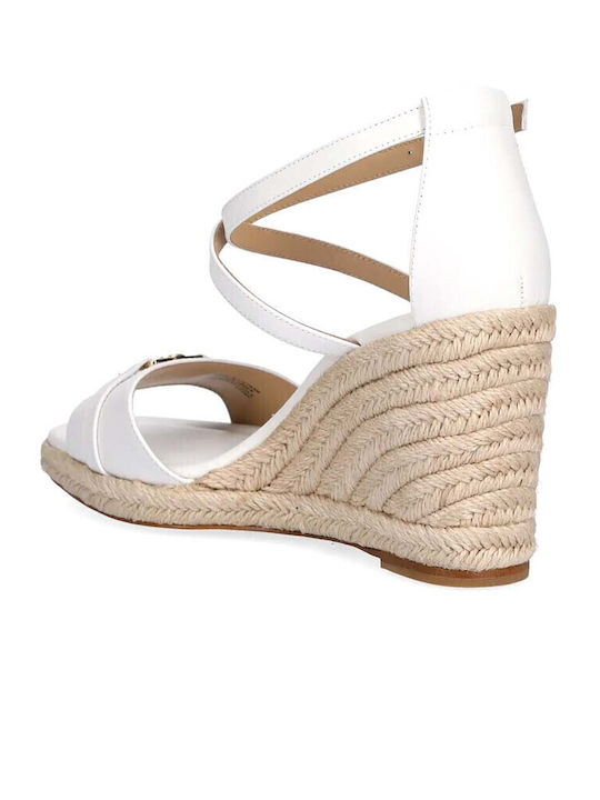 Mandy Wedge Damenplattformen Weiß