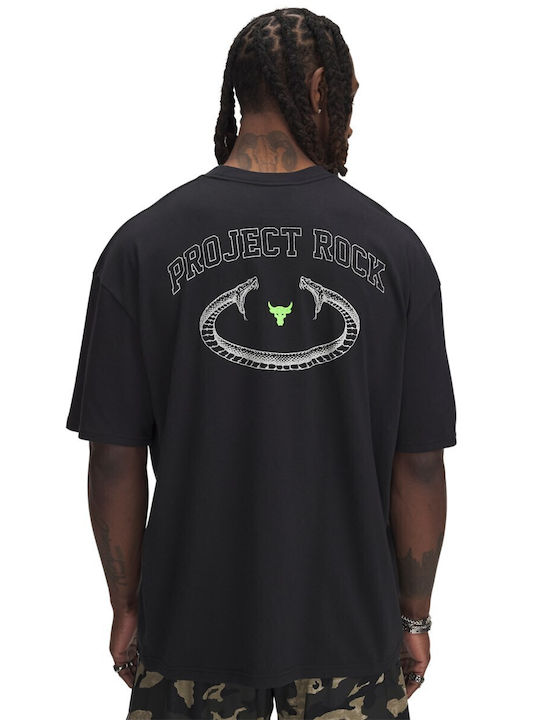 Under Armour Project Rock Heavyweight T-shirt Black Under Armour Project Rock Heavyweight T-shirt Black
