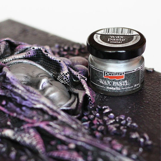 Metallische Wachspaste Pentart Blau Schimmernd Undurchsichtig Dekorativ 20ml