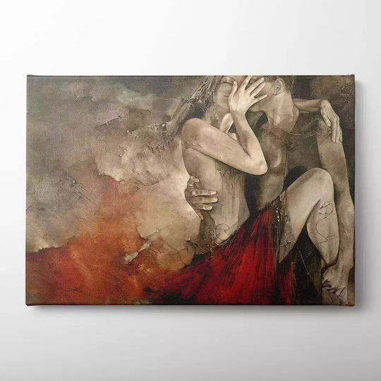 Leinwandgemälde Paar Knv540 80cm x 120cm