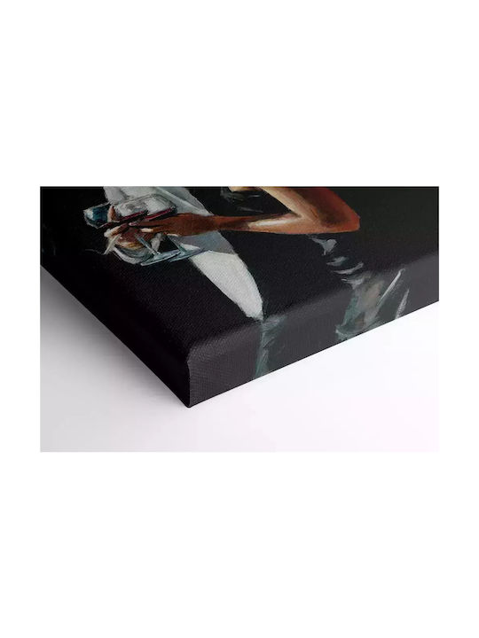 Με Ζευγάρι Πίνακας σε Καμβά 45x65cm