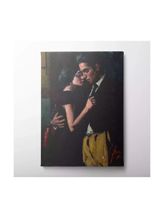 Με Ζευγάρι Πίνακας σε Καμβά 45x65cm