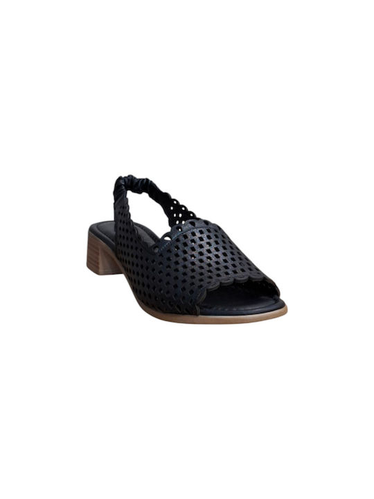 Leather Sandals Anatomic Black