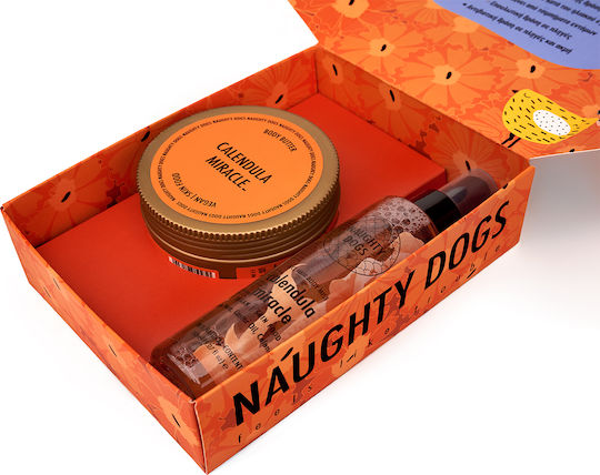 Naughty Dogs Calendula Miracle Skin Care Set for Moisturizing 3pcs