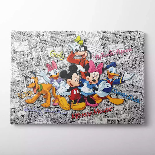 Παιδικός Πίνακας Mickey & Friends 65x95εκ.