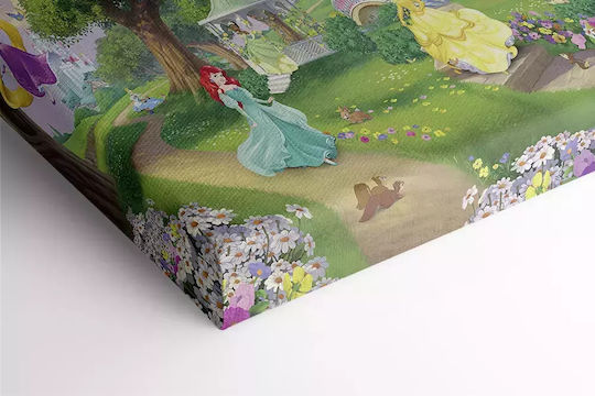 Παιδικός Πίνακας Πριγκίπισσες Disney σε Καμβά 80x120εκ.