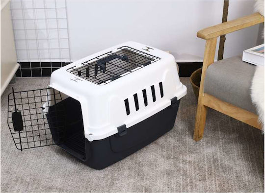 Ersatzteil für Hunde Transportkäfig Weiß 59x41x38cm